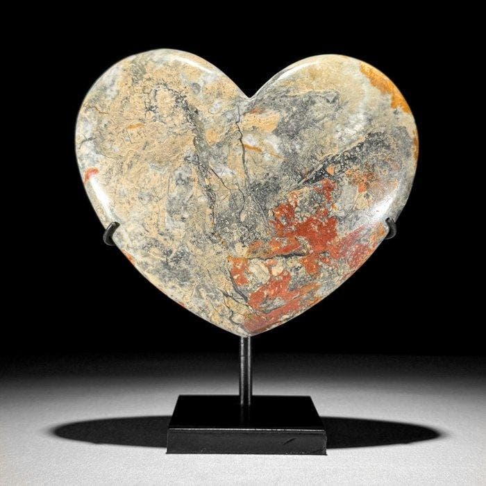 GEEN RESERVEPRIJS - Prachtig paar rode Maligano Jasper, Antiek en Kunst, Kunst | Designobjecten