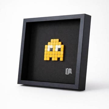 nLm - sculptuur, Pac-Man Yellow (Ghost) • Mosaic • 19/50 -