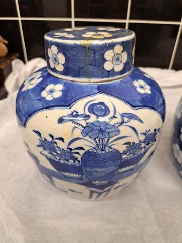 Pot à gingembre (2) - Céramique - pot à gingembre chinois