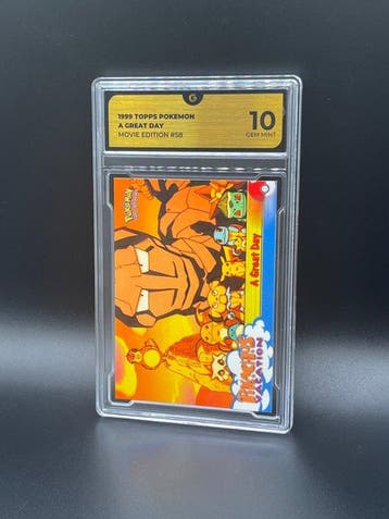 Pokémon - 1 Graded card A Great Day 58 (Rare Card )! - GG 10, Nieuw