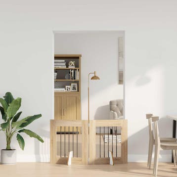 vidaXL Opvouwbaar hondenhekje met standaards 2 st 120,5 cm, Dieren en Toebehoren, Verzenden, Nieuw