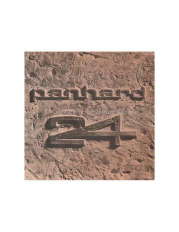 1960 PANHARD 24 BROCHURE FRANS