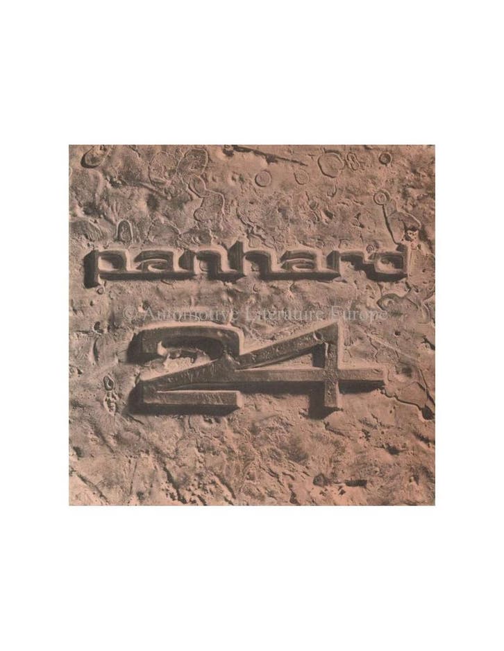1960 PANHARD 24 BROCHURE FRANS, Livres, Autos | Brochures & Magazines