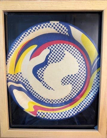 Roy Lichtenstein (1923-1997) (after) - Assiette, Antiek en Kunst