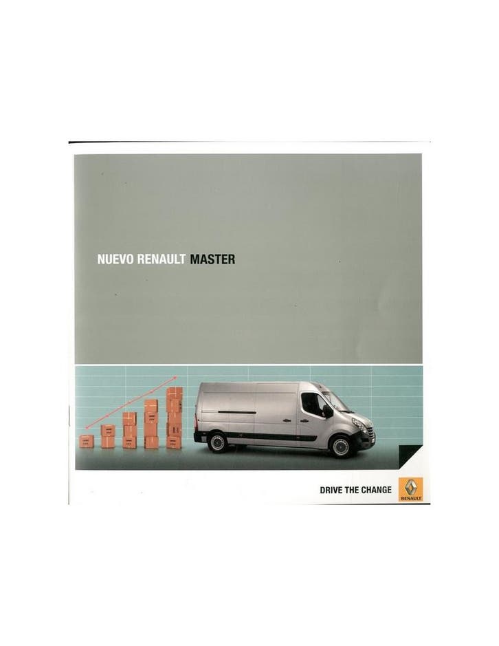 2013 RENAULT MASTER BROCHURE SPAANS, Autos : Divers, Modes d'emploi & Notices d'utilisation, Enlèvement ou Envoi