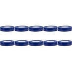 Isolatietape 10 Pack Blauw 20mmx18m - Sterk en waterbestendi, Musique & Instruments, Instruments | Accessoires, Verzenden