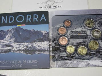 3,88 Euro Kms munten set Andorra 2020, Verzenden, België