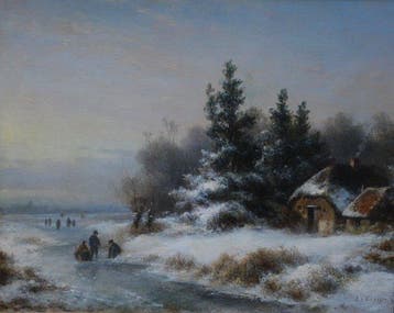 Lodewijk Johannes Kleijn (1817-1897) - IJsgezicht