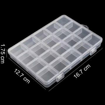 Fako Bijoux - Opbergdoos Medium - 20 Vakjes - Kralendoos -, Verzenden, Nieuw