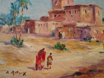 Retaux Bruno (1947) - Village au Maroc