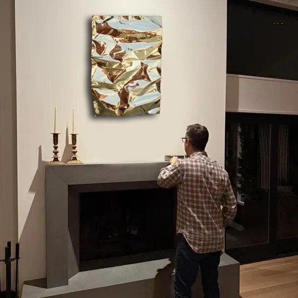 AVA Design - Golden Waves Premium design, Antiquités & Art, Art | Objets design