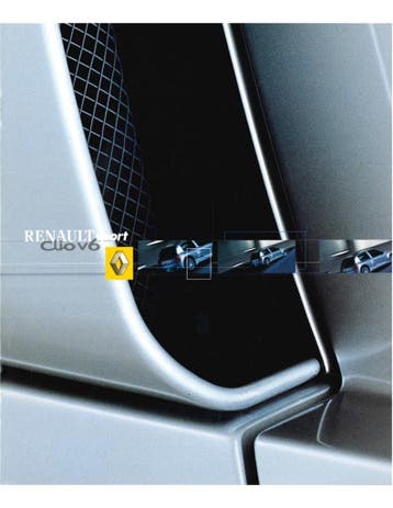 2000 RENAULT CLIO SPORT V6 BROCHURE NEDERLANDS, Ophalen of Verzenden