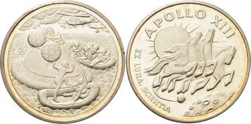 Zilver medaille ohne Jahr Luft- en Raumfahrt, Timbres & Monnaies, Verzenden