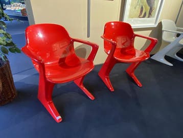 2x Z Chair - Ernst Moeckl - 60s - Red, Antiek en Kunst, Ophalen of Verzenden