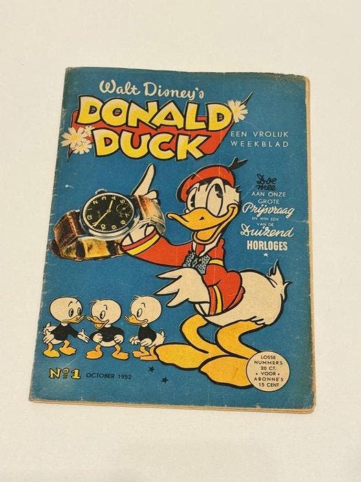 Donald Duck Weekblad - Nummer 1 - 1 Album - Eerste druk -, Verzamelen, Disney