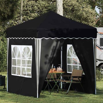 vidaXL Pop-up Feesttent 195 x 195 x 245 cm Antracietkleurig, Verzenden