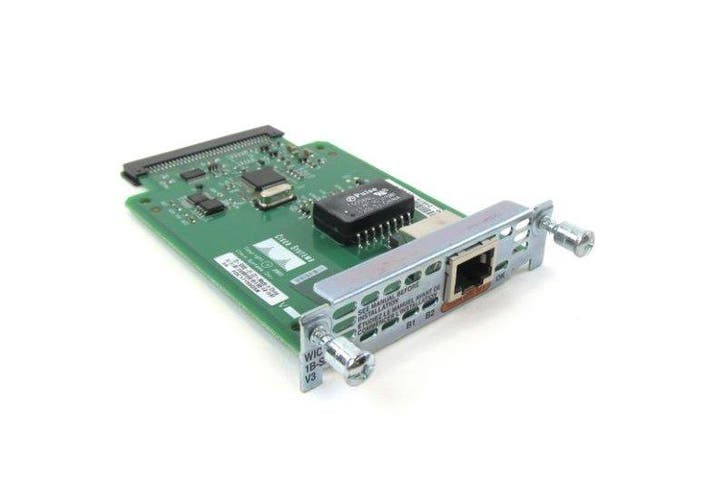 CISCO WIC-1B-S/T-V3 - 1-Port ISDN WAN Interface Card line, Computers en Software, Netwerk switches, Zo goed als nieuw, Ophalen of Verzenden