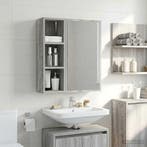 vidaXL Badkamer wandkast met plank Grijze Sonoma 20 x 16 x, Verzenden, Nieuw