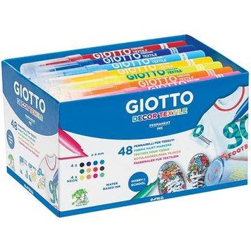 Giotto Decor Textile Schoolpack 48 stuks — zo goed als nieuw, Divers, Verzenden