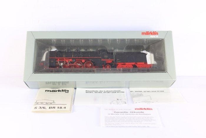 Märklin H0 - 37184 - Stoomlocomotief met tender (1) - BR, Hobby & Loisirs créatifs, Trains miniatures | HO