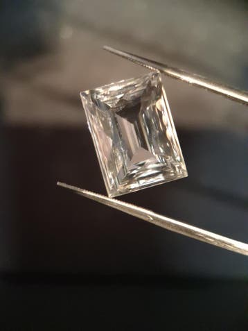 Natural Pure quartz - 9.994 ct - custom cut - clear quartz, Verzenden, Nieuw
