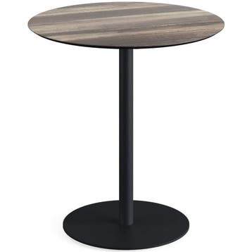 Inklapbare Tafel | URBAN | HPL/RVS | Houtlook Blad | Zwart, Verzenden