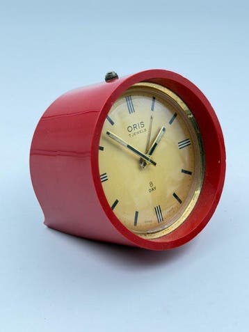Horloge de table - oris - Bakélite - 1960-1970 - 8 jours