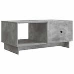 vidaXL Salontafel Betongrijs 90 x 50 x 40 cm Bewerkt hout, Huis en Inrichting, Verzenden, Nieuw