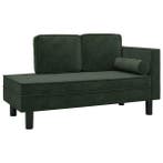 Donkergroene chaise longue | Tweede kansje | OP = OP, Eenpersoons, Verzenden, Minder dan 75 cm, Nieuw