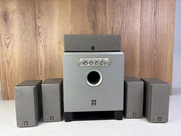 Yamaha - YST-SW015 + 5x Satellites Subwoofer luidsprekerset, Nieuw