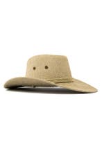 Cowboyhoed Taupe Flax Lichtgewicht Bruine Linnen Cowboy West, Ophalen of Verzenden