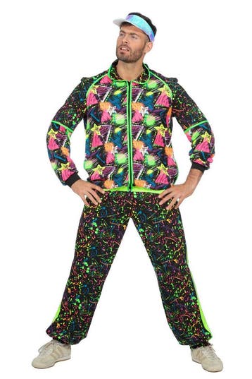 Trainingspak Jaren 80 Neon, Verzenden, Nieuw