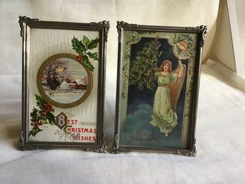 Décoration de Noël (7) - Chromé(e) - Anciennes cartes de