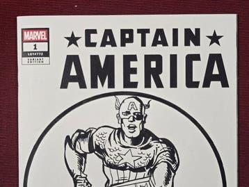 Captain America #1 (Blank Cover Variant) #1 - Sketch, Nieuw