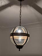 Lampe à suspendre - Verre - bronze, Antiquités & Art