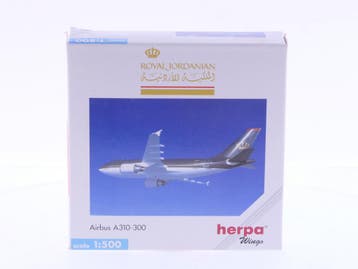 Schaal 1:500 Herpa 501019 Royal Jordanian Airbus A310-300..., Ophalen of Verzenden, Gebruikt