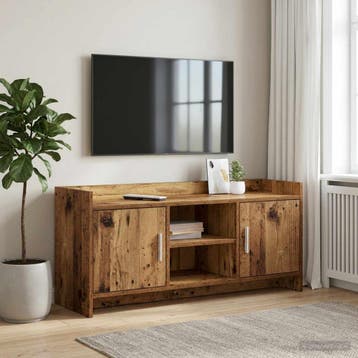 vidaXL TV Kast 102 x 33 x 47 cm Oud hout Bewerkt hout, Verzenden