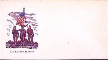Amerikaanse envelop WWII (lijst optie), Verzenden