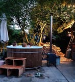 Houtgestookte hottubs | Hot tub showroom Maastricht, Tuin en Terras, Rond, Nieuw, Ophalen of Verzenden, Minder dan 200 cm