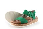 Rieker Sandalen in maat 38 Groen, Verzenden, Sandalen of Muiltjes, Zo goed als nieuw, Groen