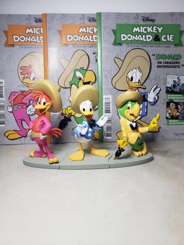 Fugurines Les Trois Caballeros - Disney - Hachette - 3, Verzamelen, Nieuw