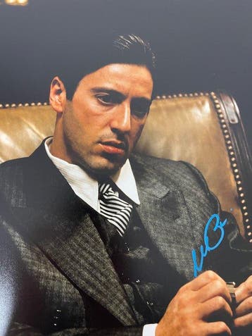 The Godfather - Al Pacino – The Godfather – Signed 14x11, Collections, Cinéma & Télévision