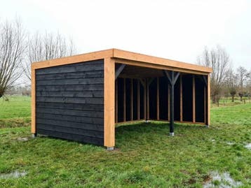 Veiling - Schuilstal geïmpregneerd Douglas 400x600x265cm