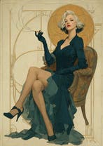I_KONIQ - Portrait of a blonde woman, Nieuw
