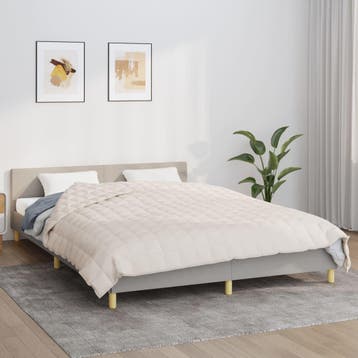 vidaXL Verzwaringsdeken 200x230 cm 9 kg stof, Verzenden, Nieuw