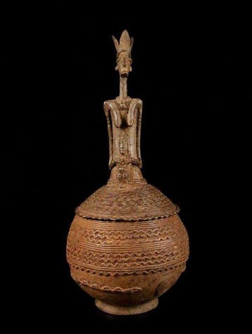 Bronzen vat - Dogon - Mali