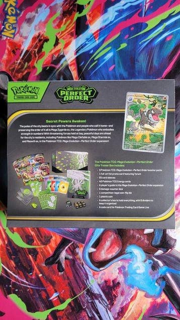 1 Elite trainer box - Perfect Order Mega evolution, Nieuw