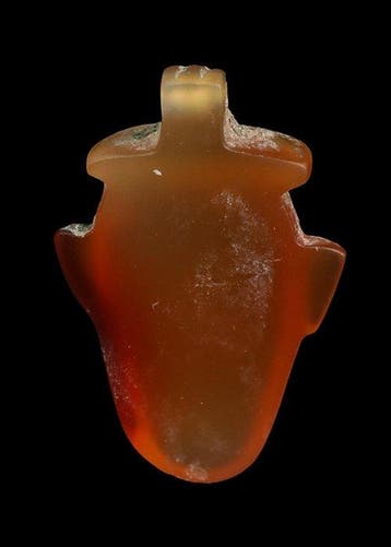 Oude Egypte, late periode Kornalijn Hartamulet