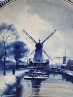 De Porceleyne Fles, Delft - Schotel - Delfts blauw, Antiek en Kunst