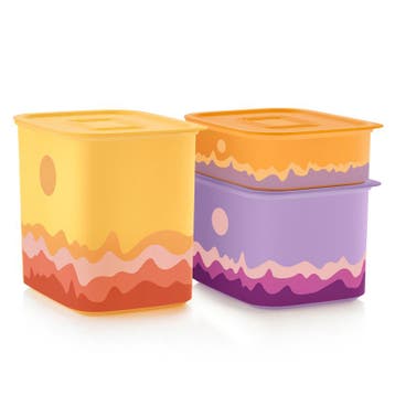 Tupperware ClickPlus Koektrommels Sunrise, Verzenden, Nieuw